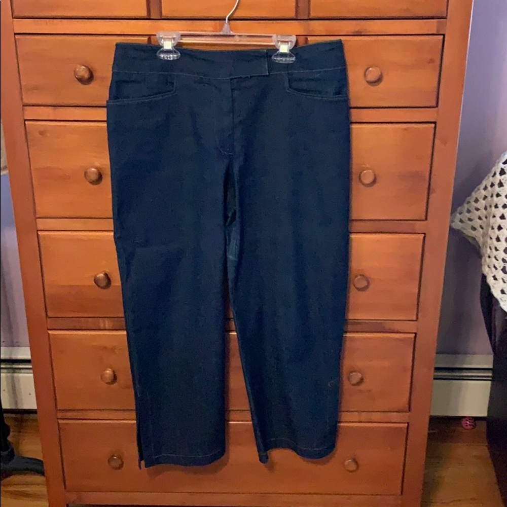 Fibers Barbara Lesser sz 10 blue jeans